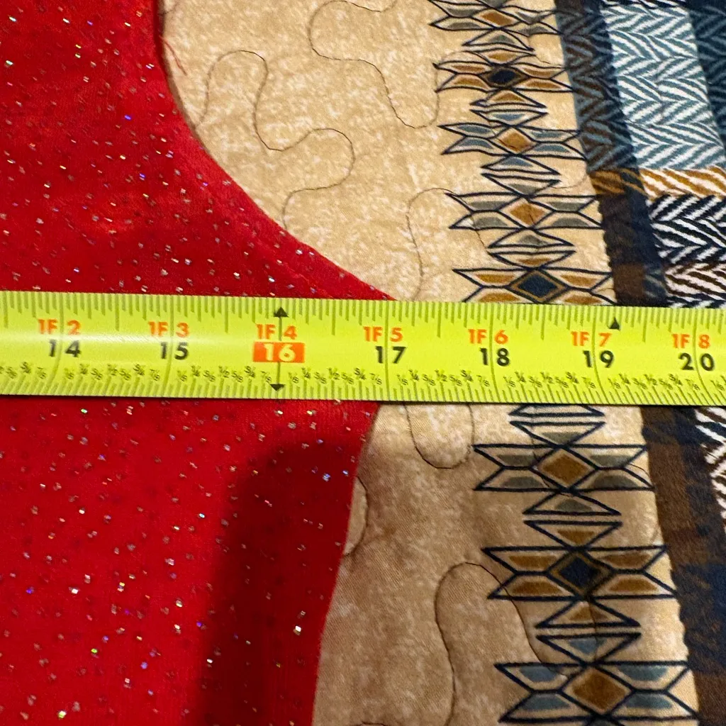 Rabbit Rabbit Rabbit Designs dress and cardigan set vintage Red sparkly Wmns 10 - Image 11