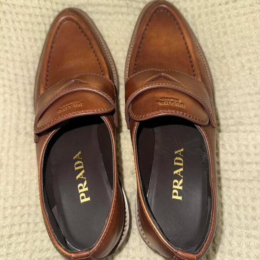 Prada Leather loafers - Image 5