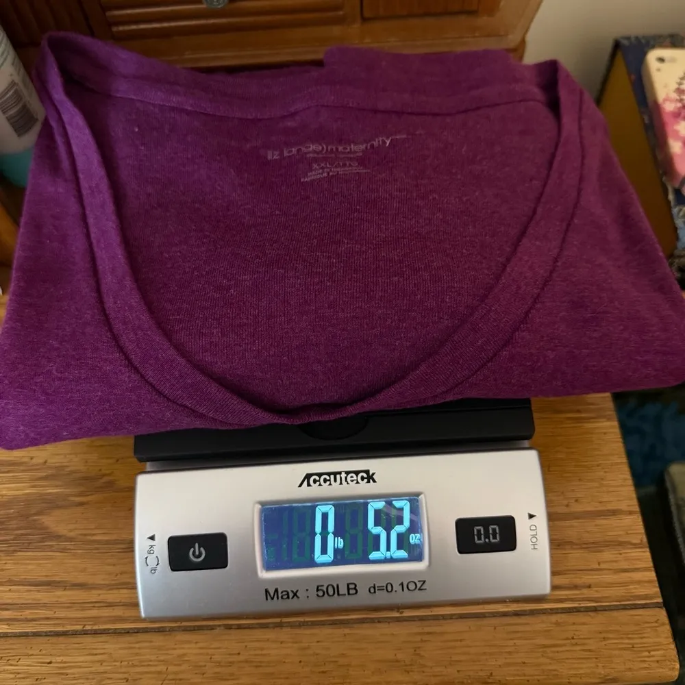 Liz Lange Maternity V-Neck Top Women’s XXL T Shirt Short Sleeve - Image 7