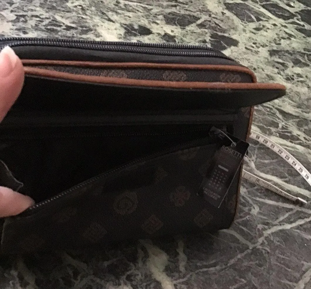 Organizer Purse With Glasses Holder Brown - Image 5