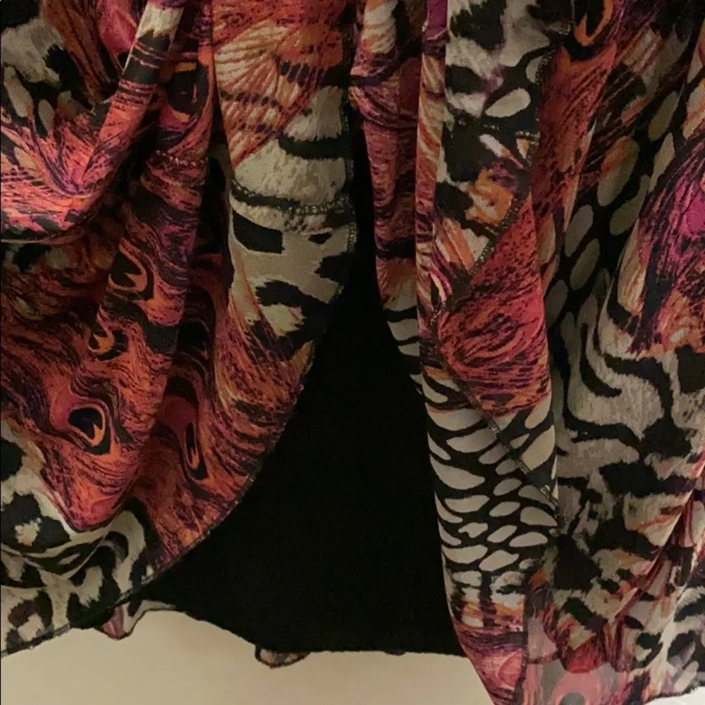 Multiples Animal Print Petite Flowy Midi Skirt - Image 4