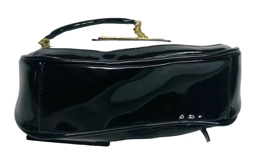 NEW Akademiks Y2K Black and White Embossed Logo Purse with Chain Strap MSRP $48 - Image 10