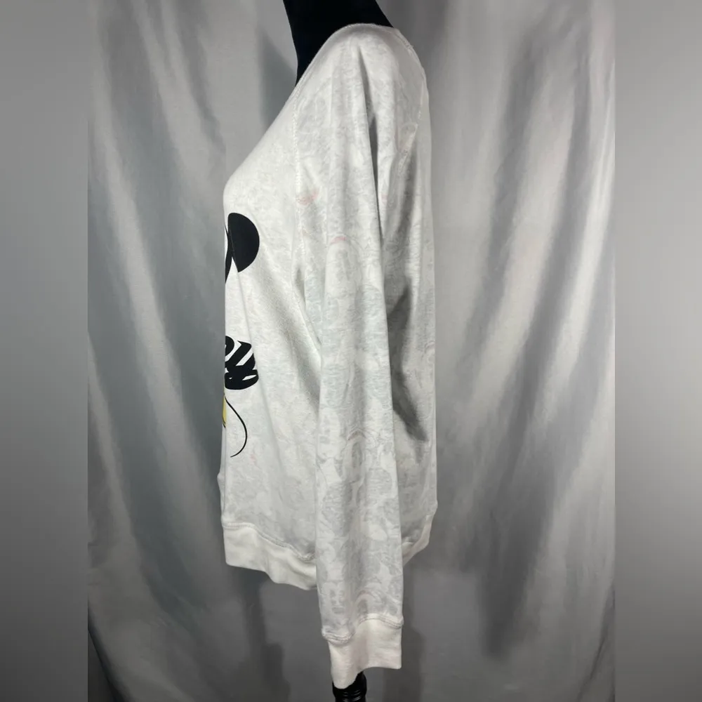 Disney Mickey Mouse Reversible Pullover Long Sleeve White Smiling XXL 19 EUC - Image 3