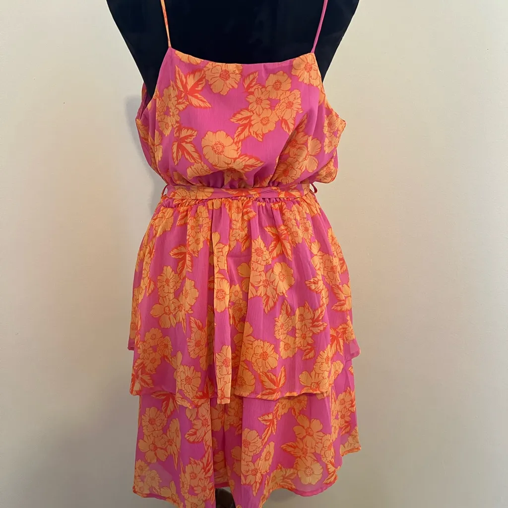 Pink Lily Dress - Image 3