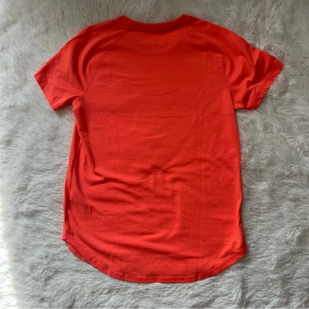 Carhartt Bright Orange Pocket Tee Size XS - Image 6