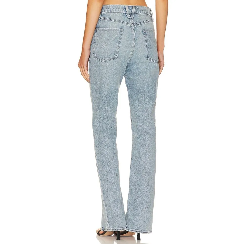 Revolve Hudson Harlow Ultra High Rise Cigarette in Stellar Jeans Size 30 - Image 3