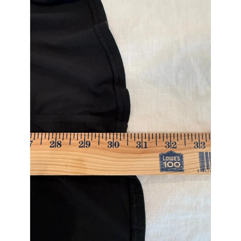 Athleta Hi Low Hem A-line Midi Skirt Pull On Drawstring Black Women's Size Small - Image 12