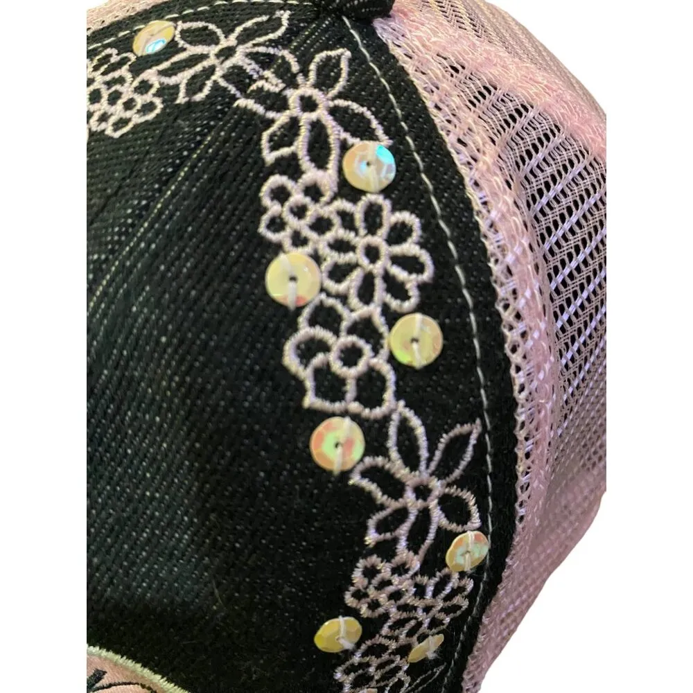 Cowgirls Rule Tucker Hat Used One Size - Image 6