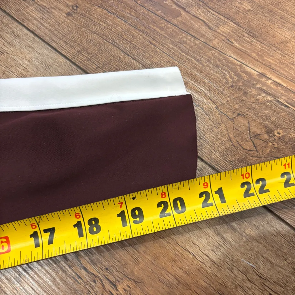 Athleta Women's Velocity Colorblock Stash Pocket Capri Legging Pants Sz XS Black - Image 9