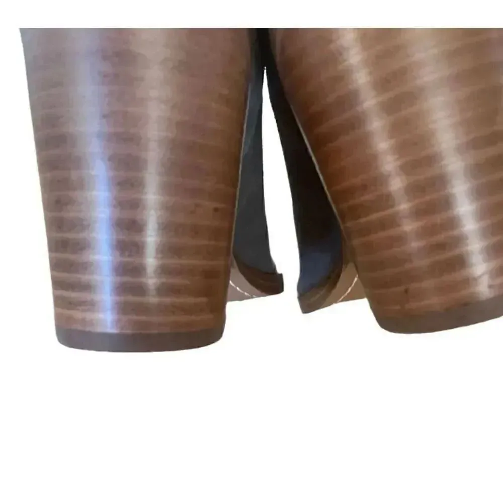 Marc Fisher Suede Leather Gadri Pointed Toe Bootie Gray SZ 6.5 - Image 9