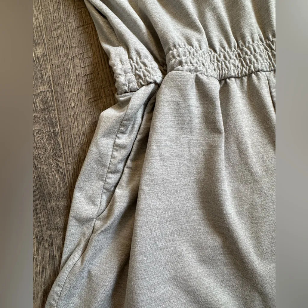 Senita Athletics Grey Shorts Romper- Size Large - Image 4
