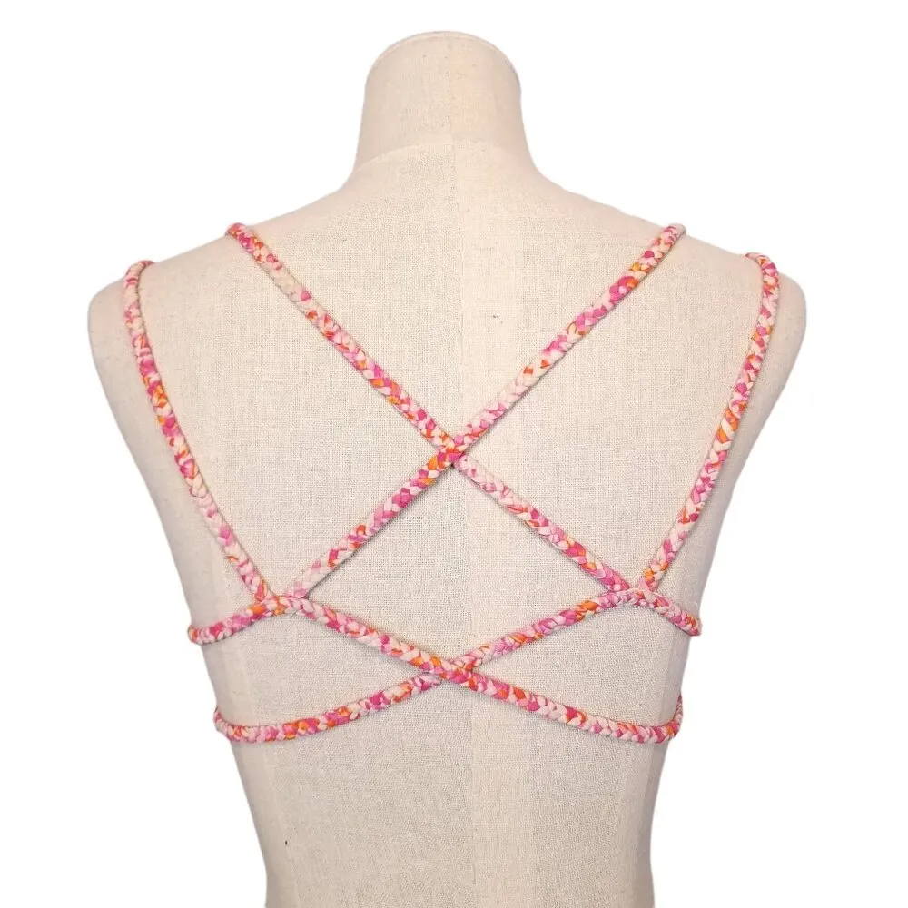 Frankies Bikinis Kaia Set Sherbet Pink Sz Large - Image 8