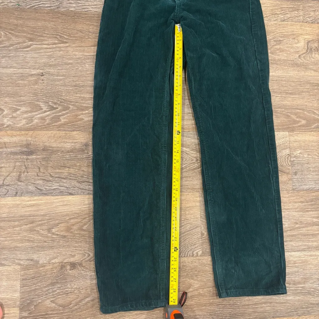 Empyre Tori Ponderosa Corduroy Skate Pants – Women’s Size 0 – Forest Green - Image 4