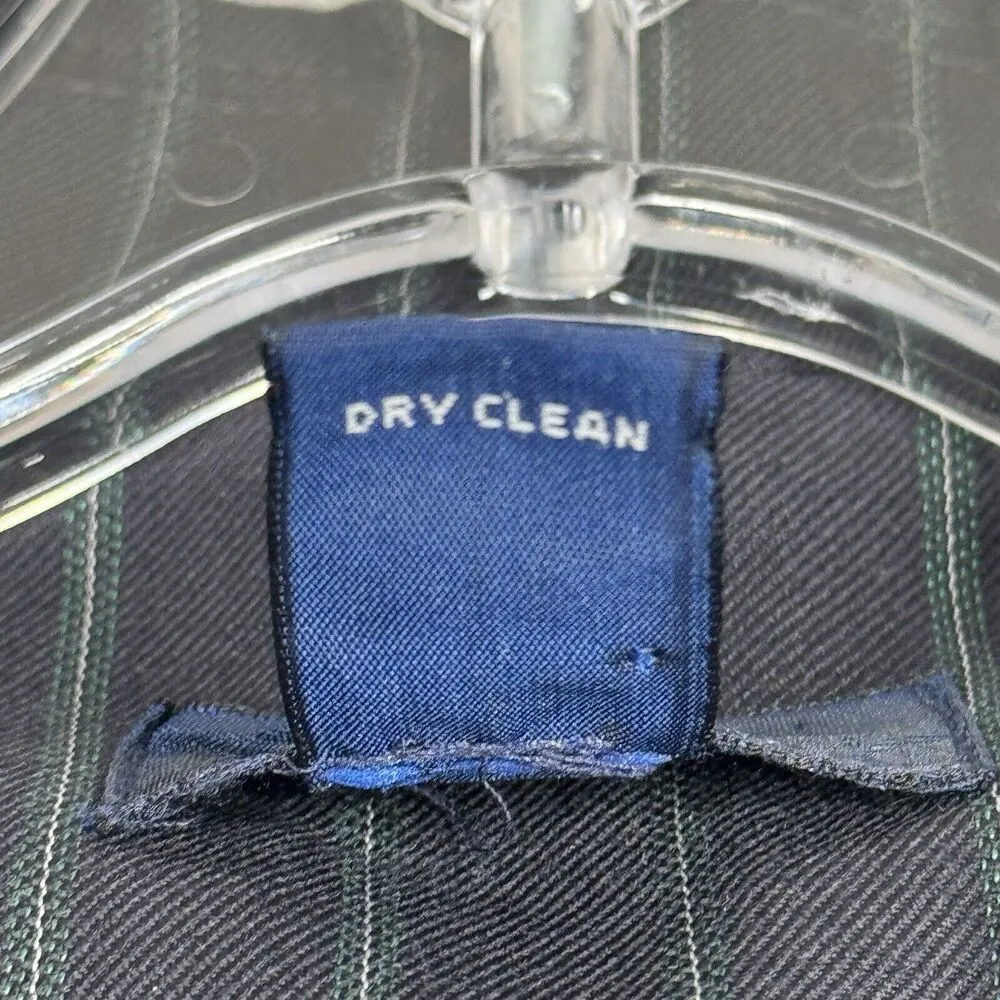 J Crew Blazer Women 6 Navy Blue Striped Jacket Preppy Academia Corpcore Polished - Image 6