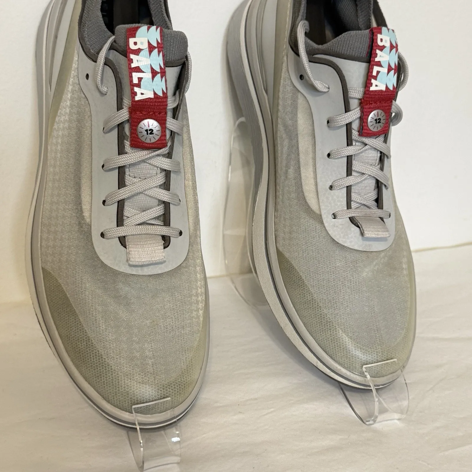 Bala Twelves Gray Nursing Sneakers Women’s 8.5 / Men’s 7 – 12 Hour Comfort - Image 2