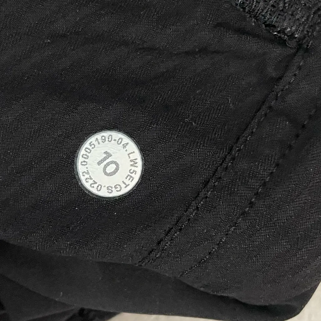 Lululemon Dance Studio Mid Rise Joggers Black with Pockets Size 10 - Image 11