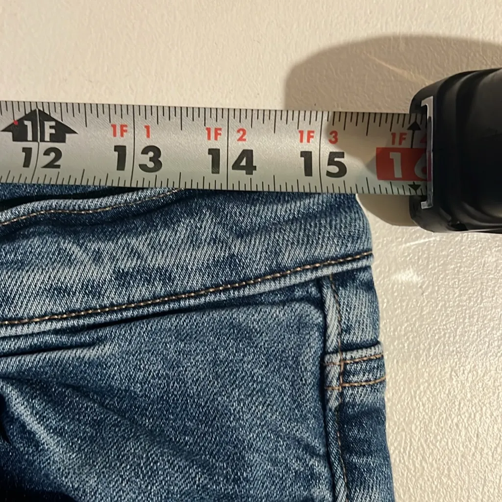 American Eagle Super high rise baggy straight Blue Cargo Jeans - Image 5