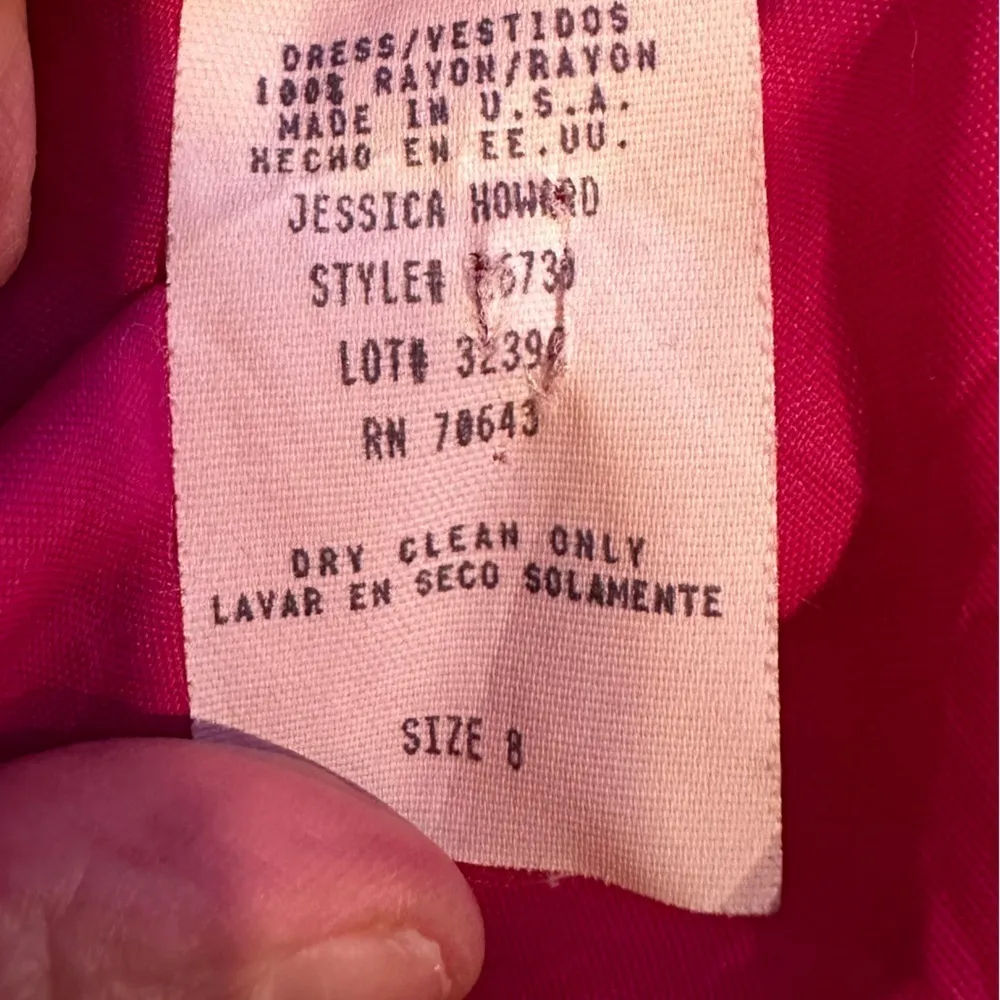 EUC VINTAGE 1990’s Jessica Howard multicolors stripe mini dress sz 8 - Image 6