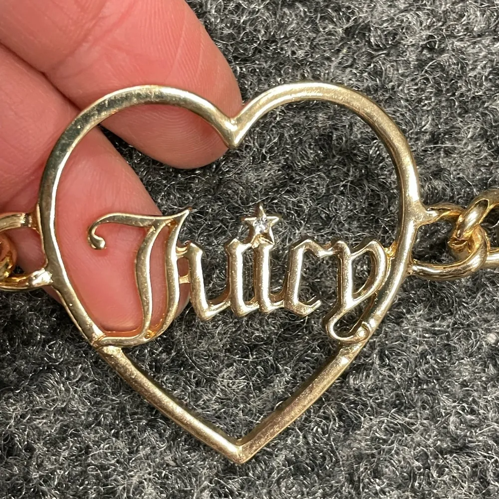 Juicy Couture x Urban Outfitters Y2k chunky necklace NWT Gold tones - Image 4