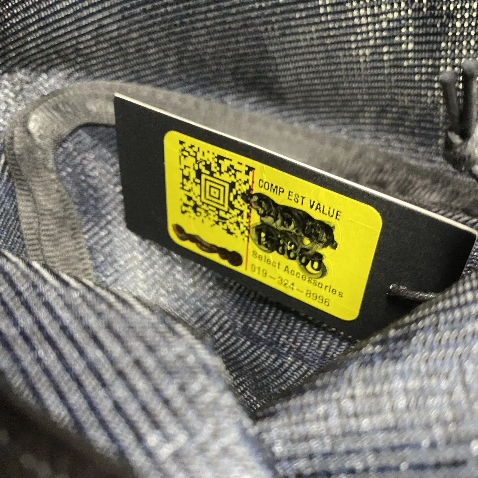 Nordstrom Blue Trilby Panama Style Hat Synthetic Material New  NWT Size S/M - Image 7