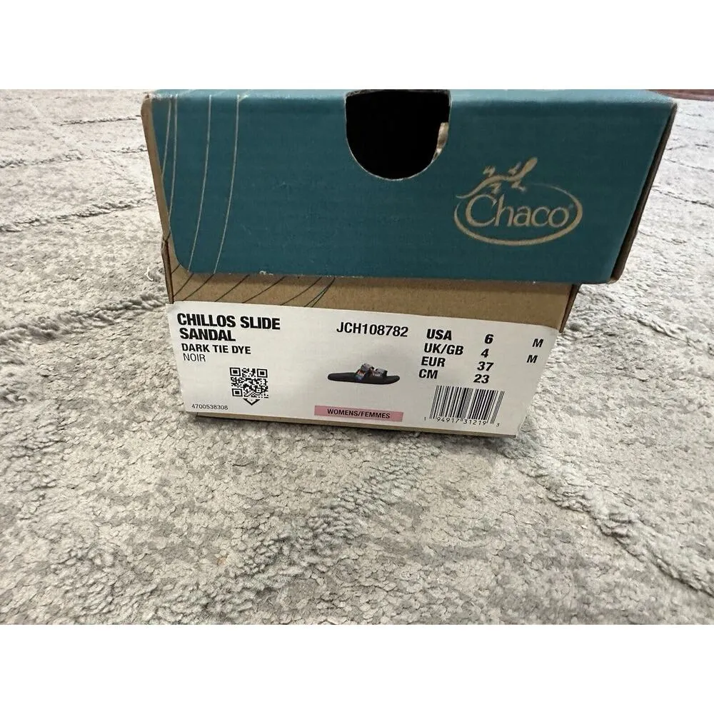 Chacos Chillos Slide Dark Tie Dye Comfort Sandal Women's US 6 NEW - Image 8