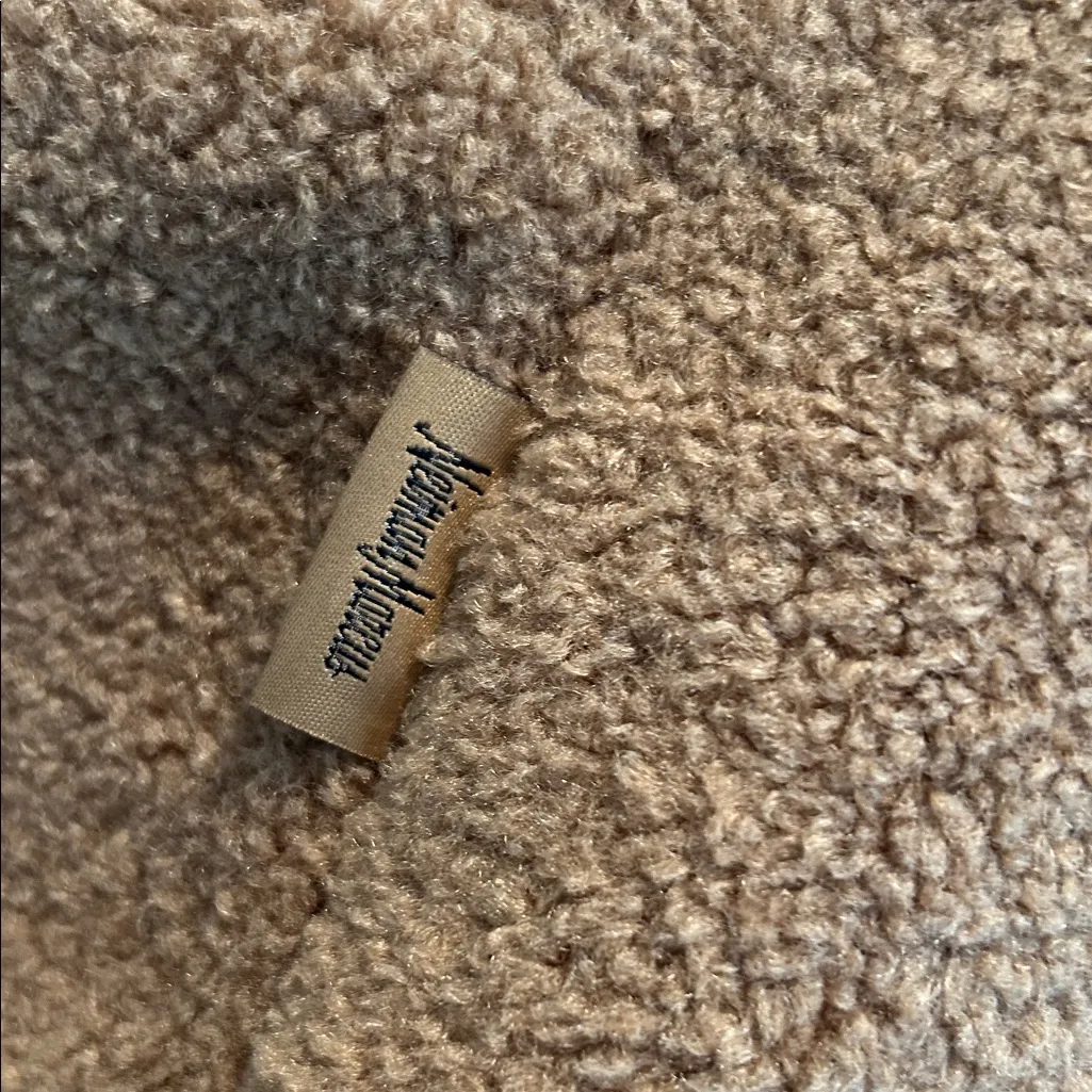 Neiman Marcus  Reversible Sherpa Sheerling Tote Bag Brown - Image 4