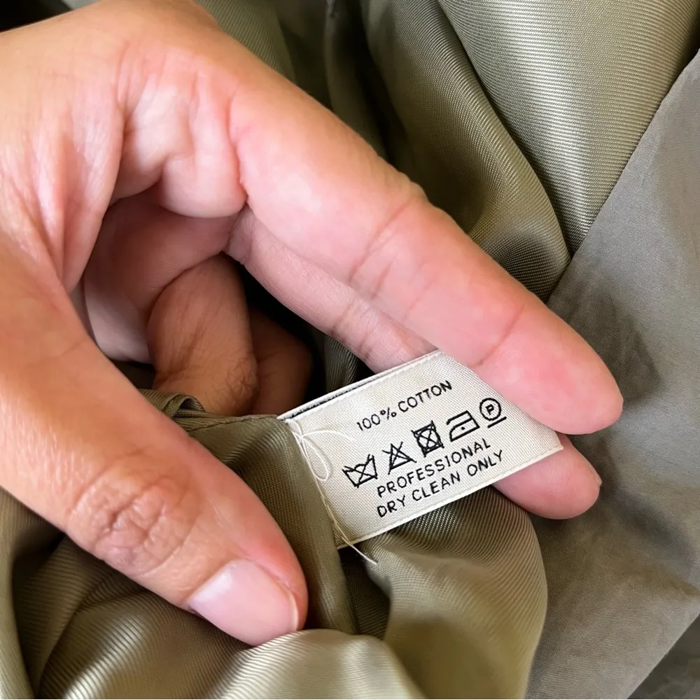 PAUW Amsterdam Grey Bow Ruffle Sheath Size 4 - Image 8