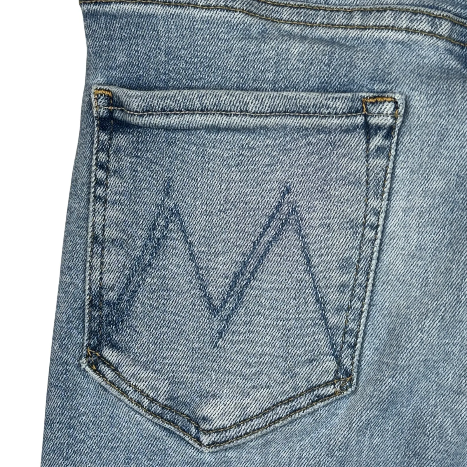 Mother SZ 28 The Swooner Rascal Ankle Jeans Let’s Trip Zip - Image 7