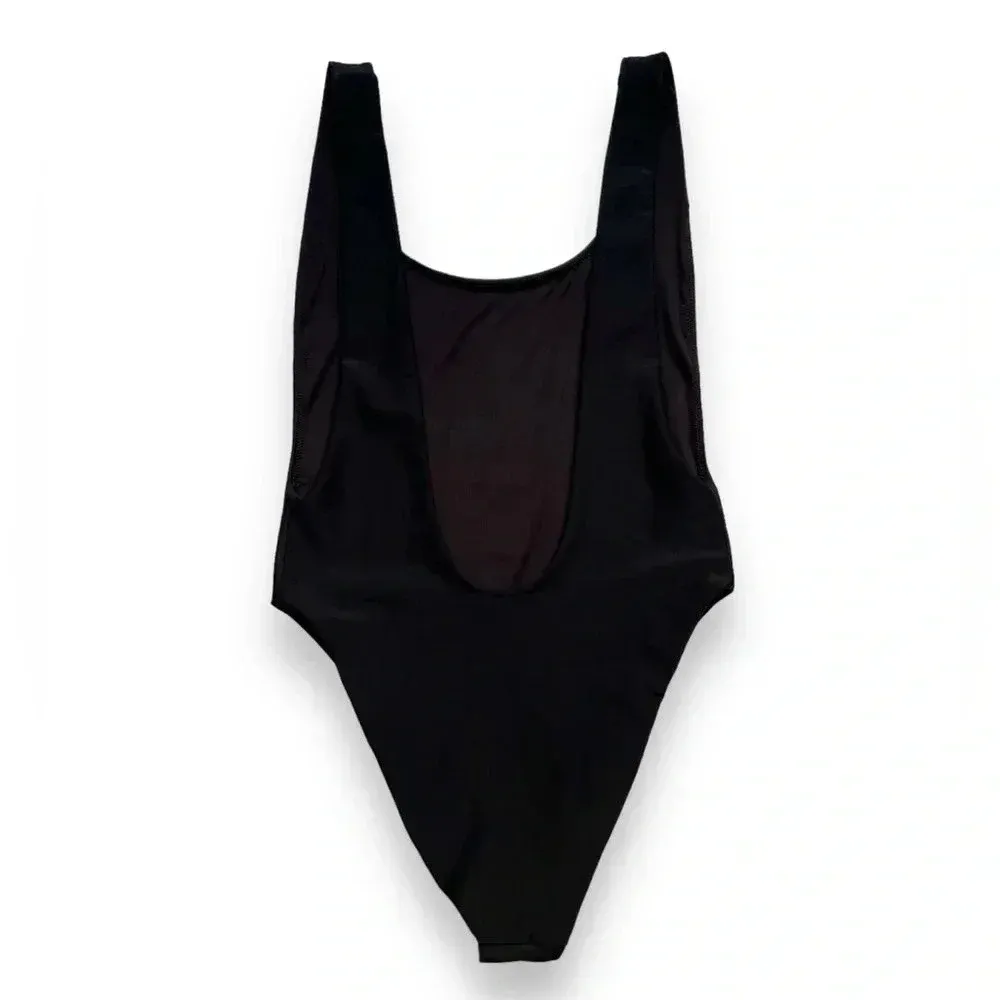 NWOT Aerie Maillot De Bain Strappy Open Back One Piece Swimsuit - Image 4