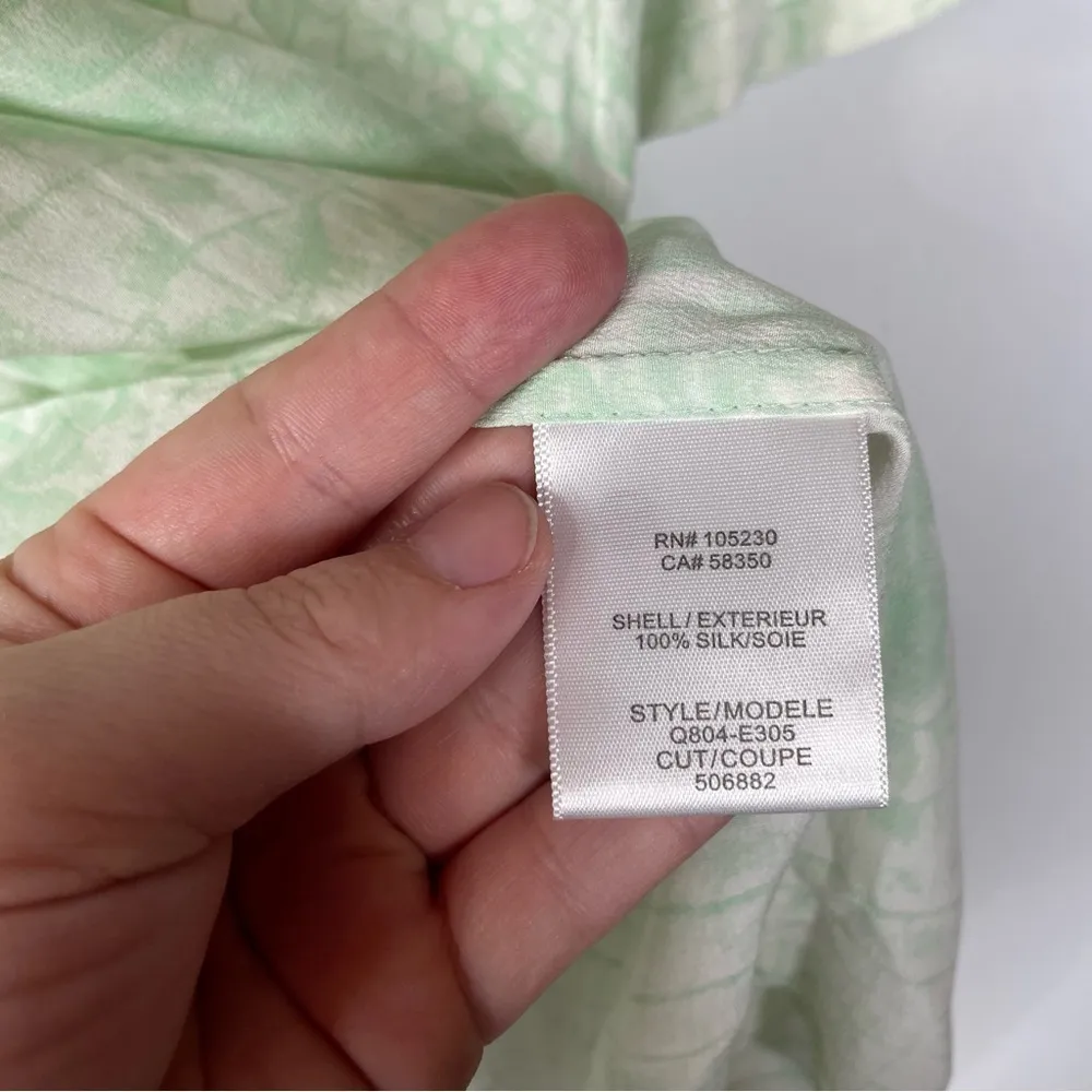 Equipment  Snakeprint Silk Blouse‎ Size Large - Image 4