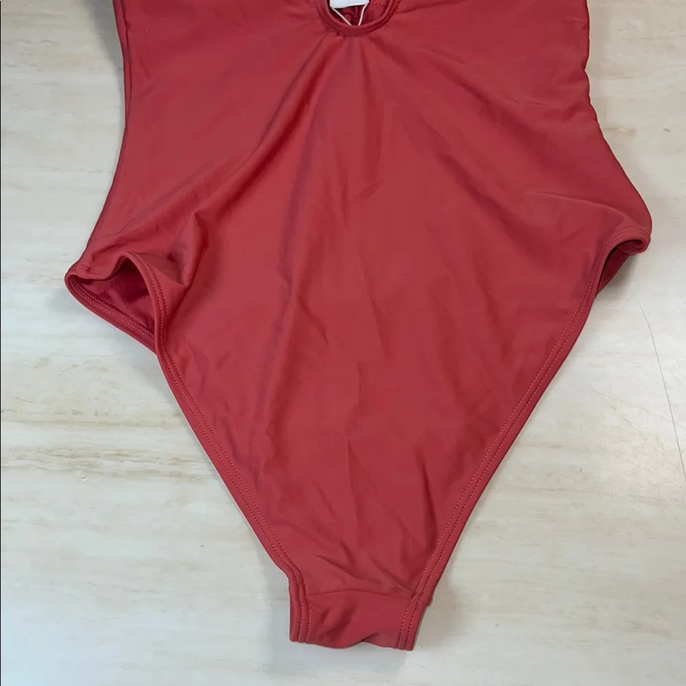 Cupshe Crisscross Front Burnt Orange One Piece Swimsuit sizeL             ordrA3 - Image 7