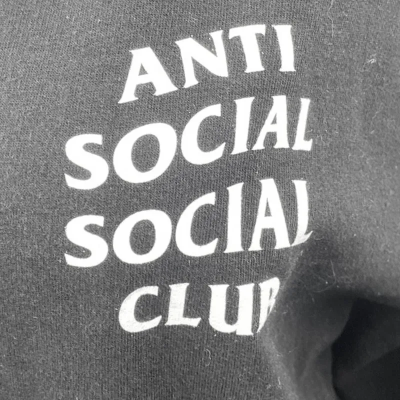 Anti Social Social Club Kkoch Black Logo Floral Graphic Hoodie Sweatshirt Top M Size M - Image 3