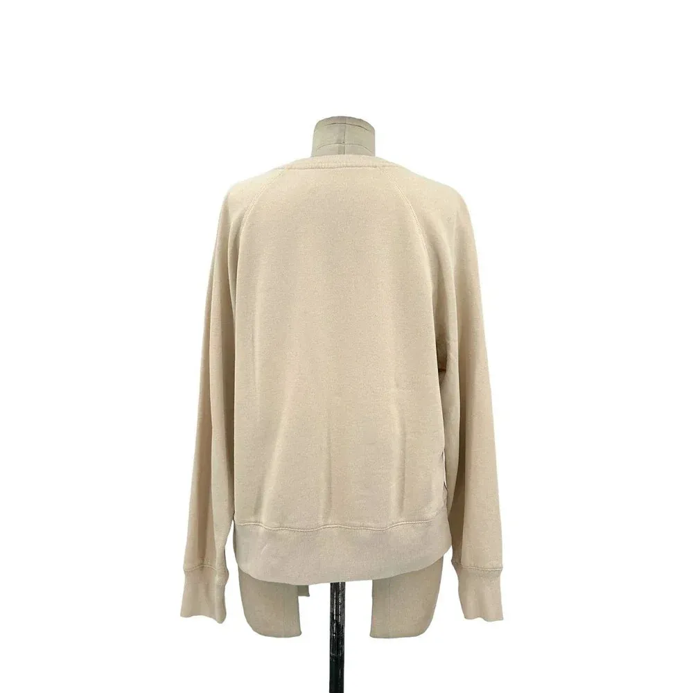 Zadig & Voltaire Top‎ Upper Rock and Roll Strass Pullover Sweatshirt Cream Small - Image 6