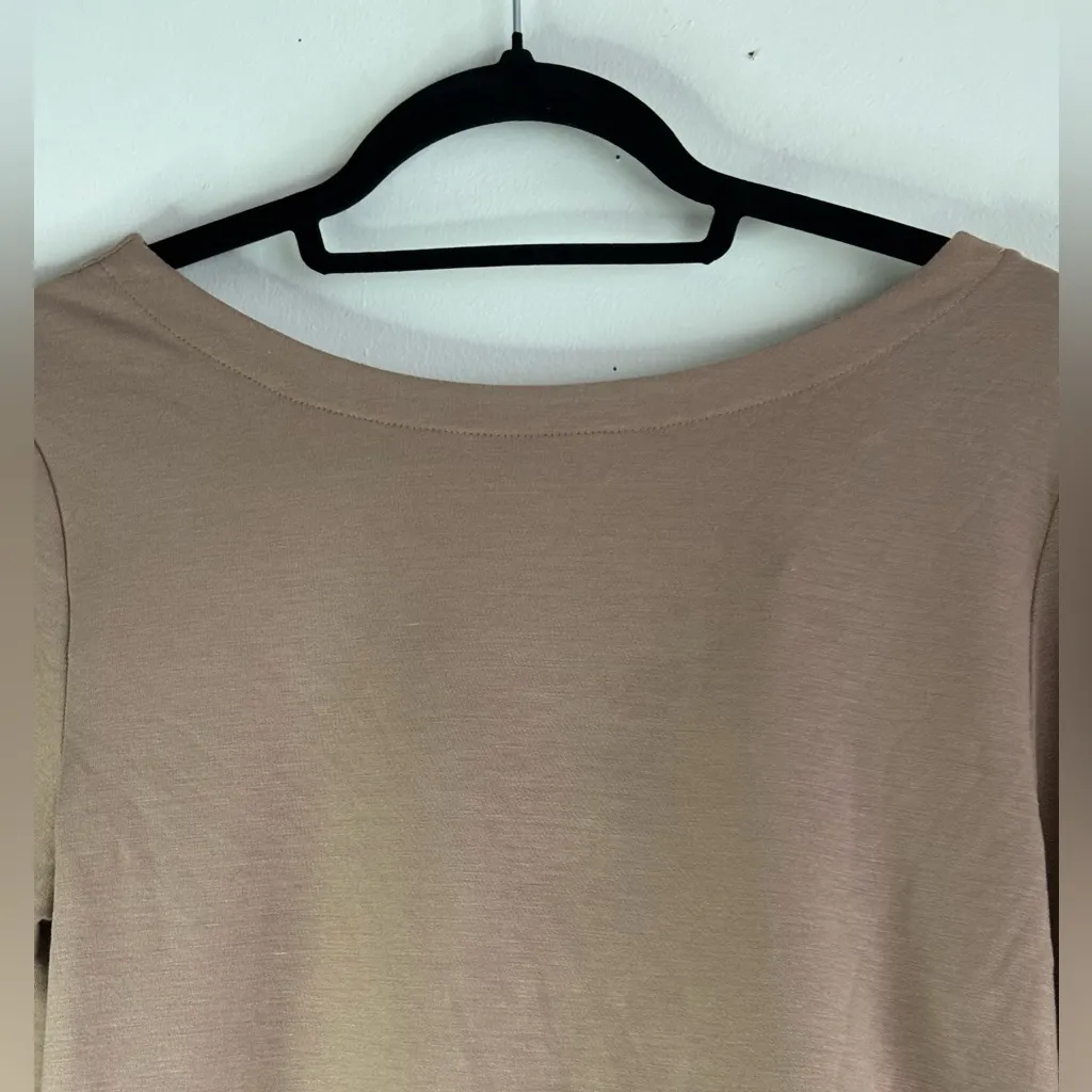 Forever 21 Tan Women’s Crisscross Pullover Sweatshirt Size XS - Image 6