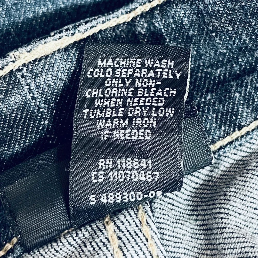 Lane Bryant High Waist Jean Shorts Dark Blue Size 18 - Image 4