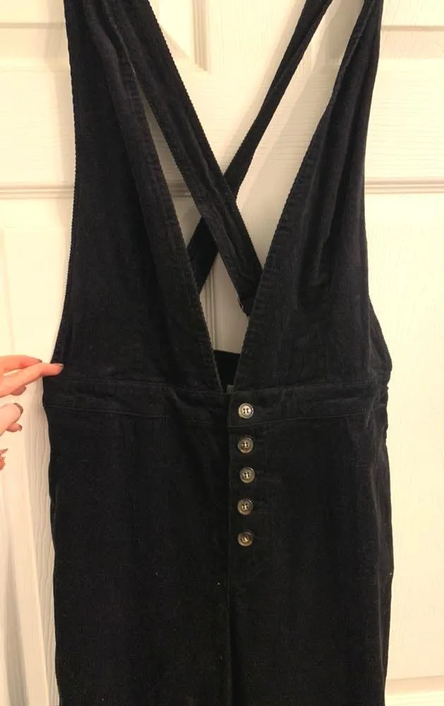 Boutique Black Flare Leg Overall - Image 4