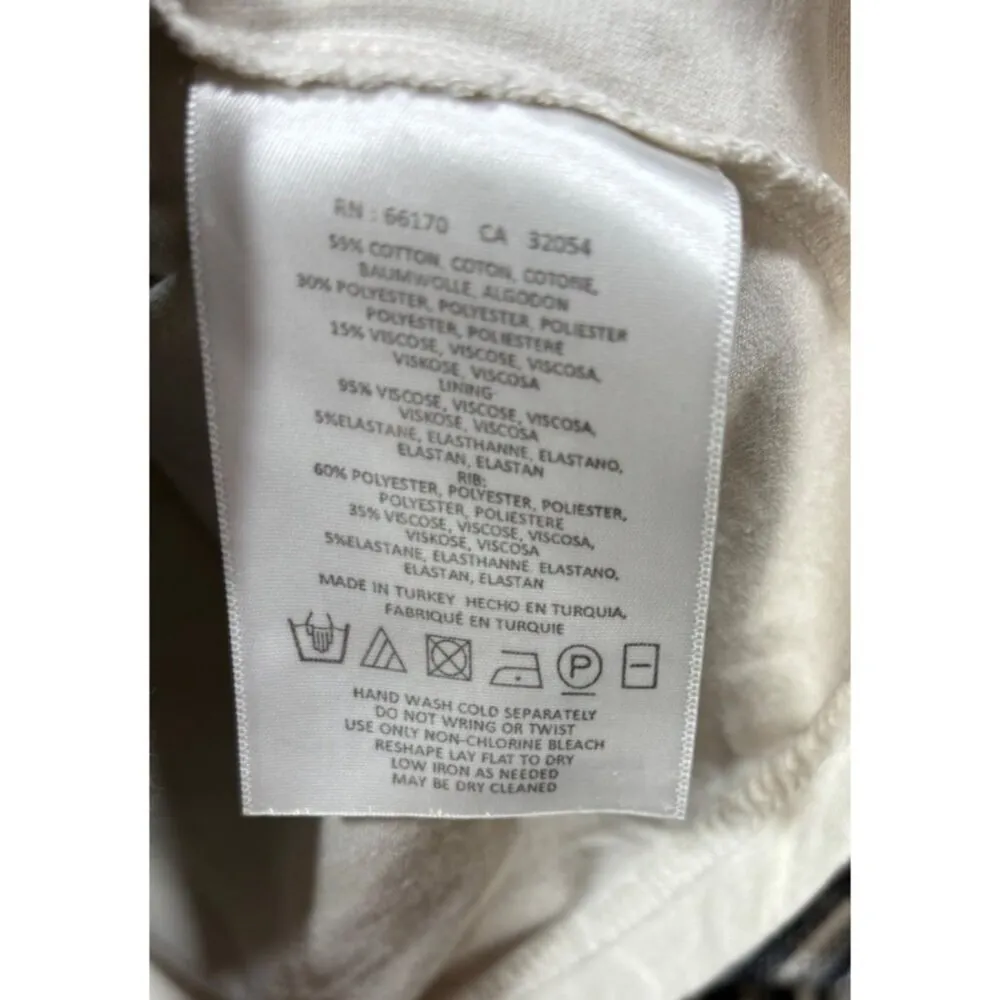 Maeve Anthropologie XS Striped Dress Black‎ & White - Image 4