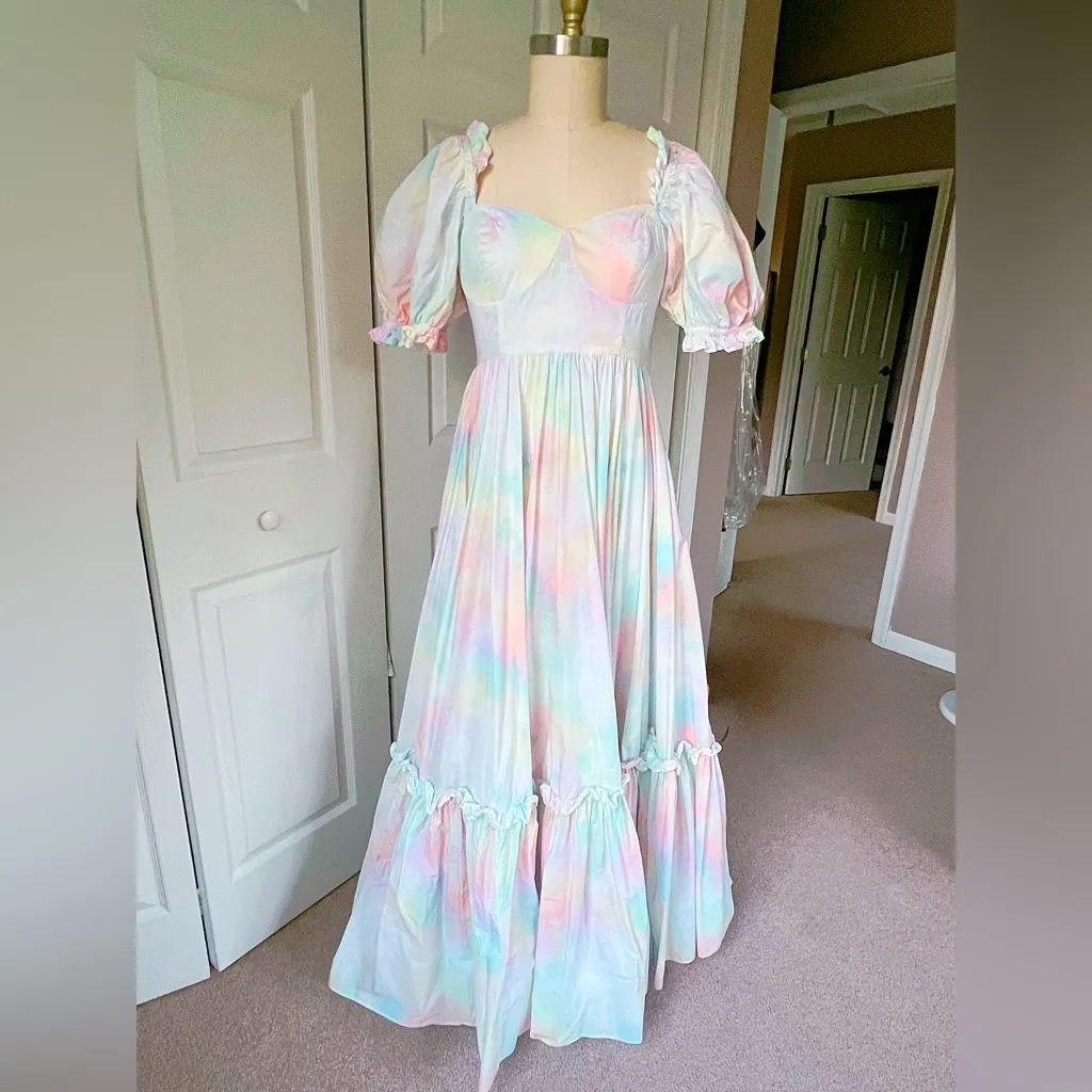 Selkie The Chalk Ritz Gown Pink Size L - Image 3