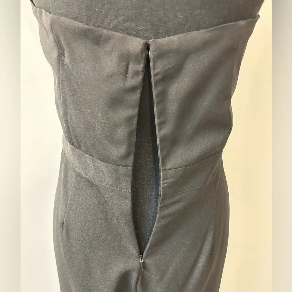 Karlie Strapless Wide Leg Cropped Jumpsuit - Image 9