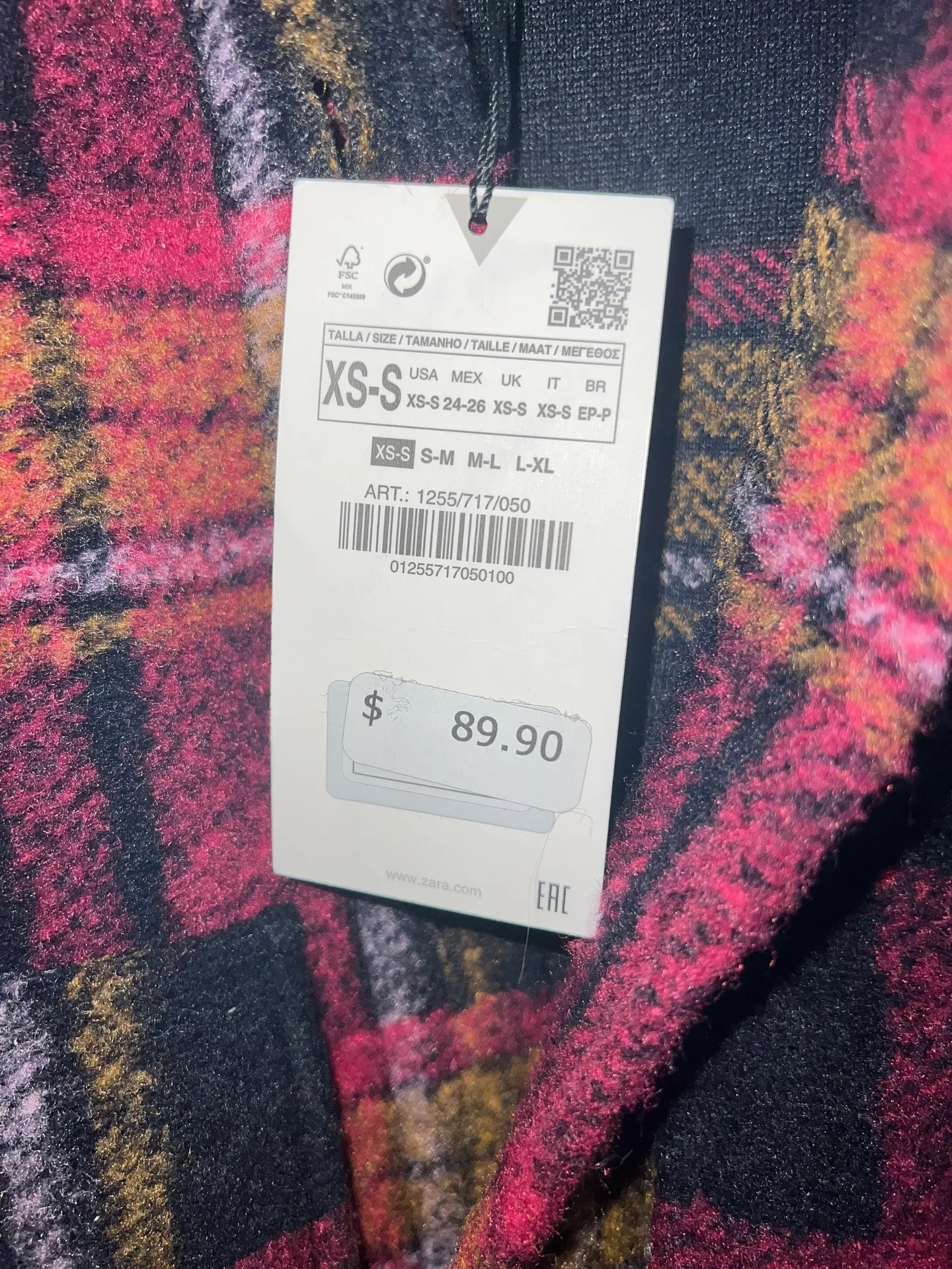 ZARA Plaid Shacket Coat - Image 5