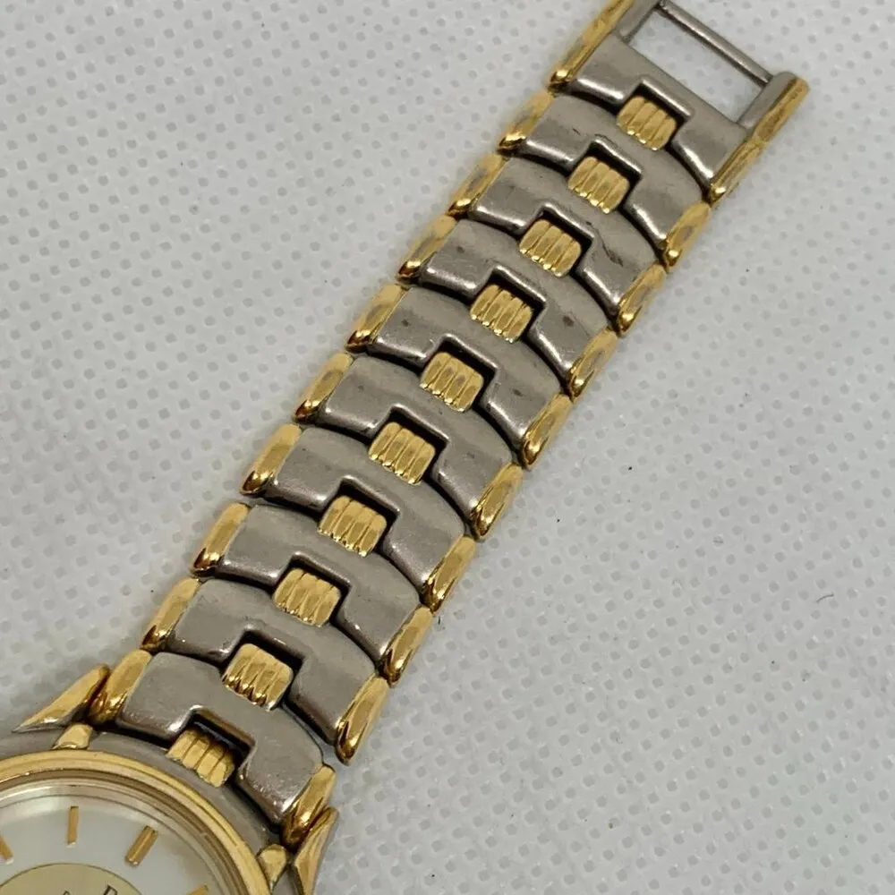 Berenger Watch Women vintage Two Tone Mop dial 25mm quartz size 5.25” running - Image 3