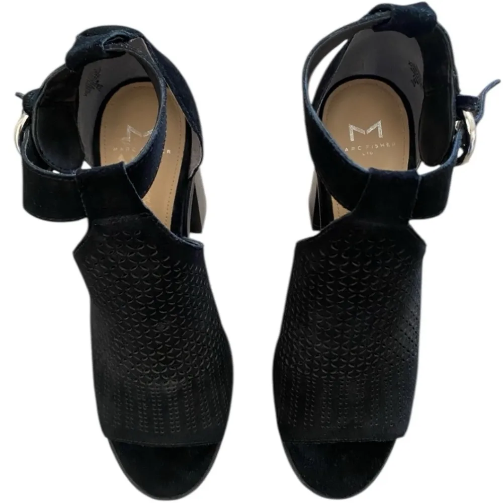 Marc Fisher Nib Marc Fisher Ltd Vixen Light Black Suede Sz 8,5 - Image 10