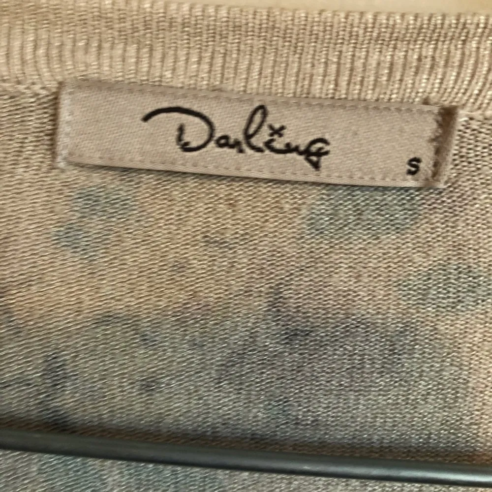 ASOS Darling‎ Ditzy Floral Artsy Neutral Short Sleeve Cardigan Brown - Image 5