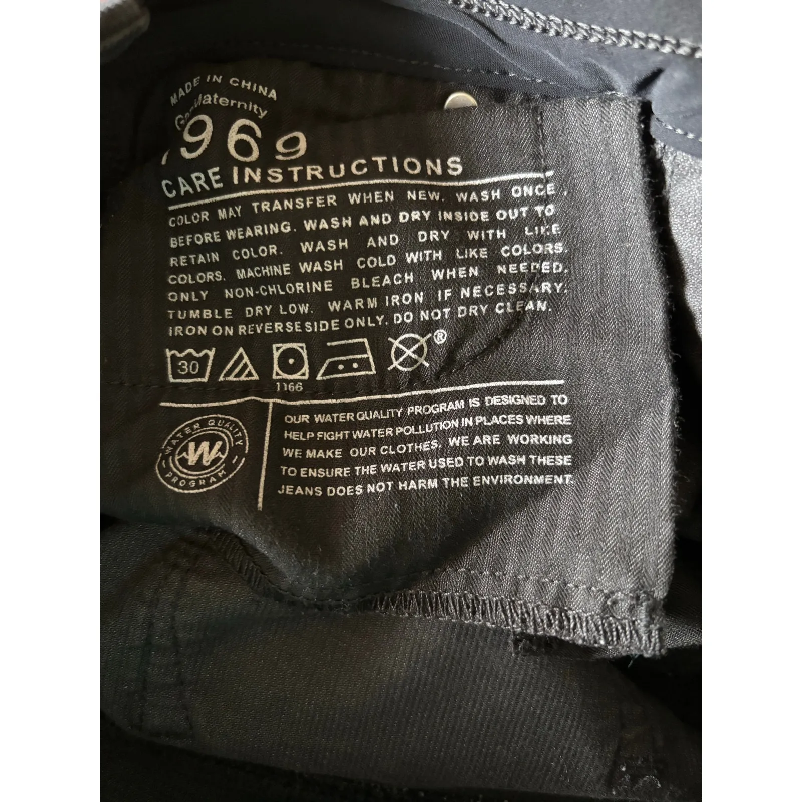 Gap Maternity Always‎ Skinny Womens Black Corduroy Pants Size 25 or 0 - Image 3