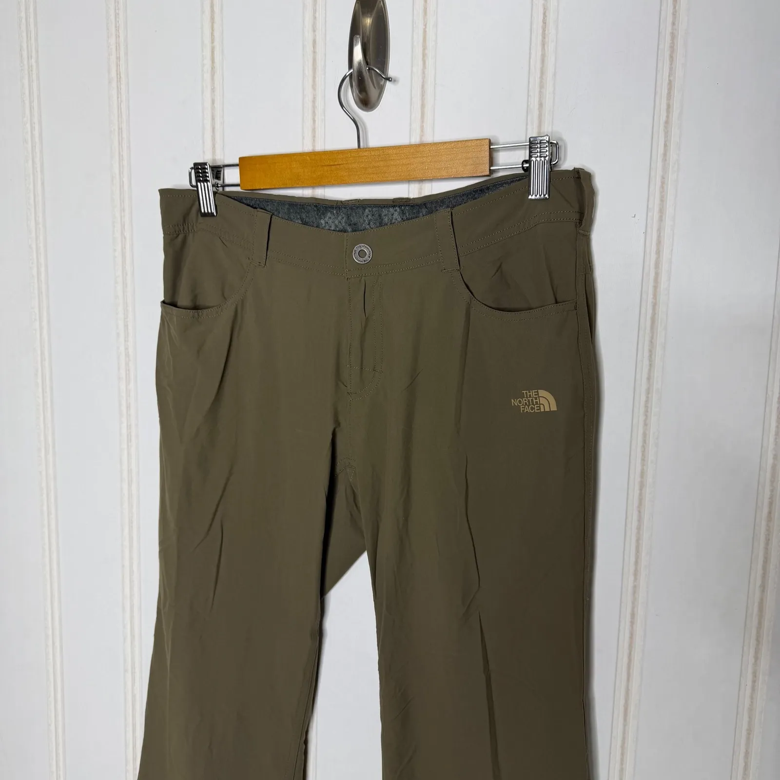 The North Face Womens Taggart Pants Khaki Hiking Outdoor Casual Size 8 - Image 4