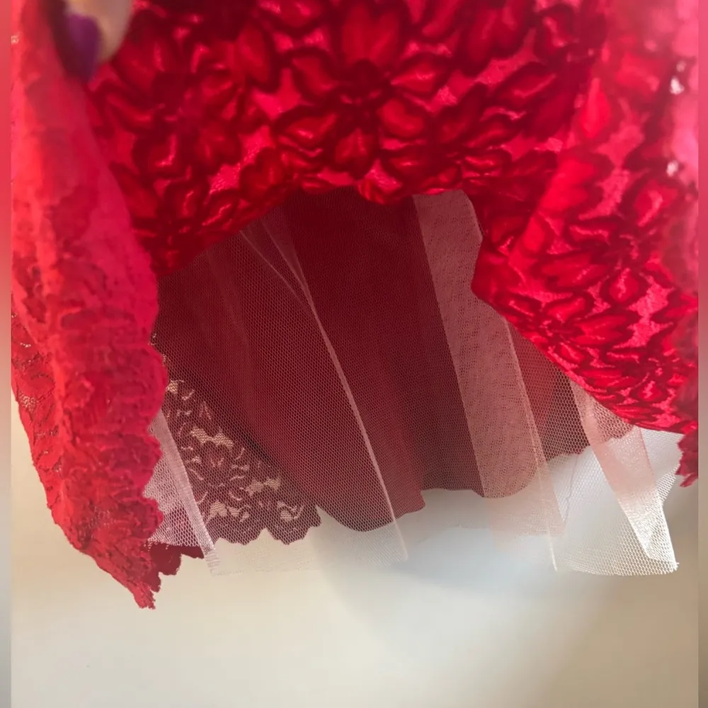 Show Me Your Mumu NEW WITH TAGS Ricci Skort red Dress large holiday party‎ - Image 5