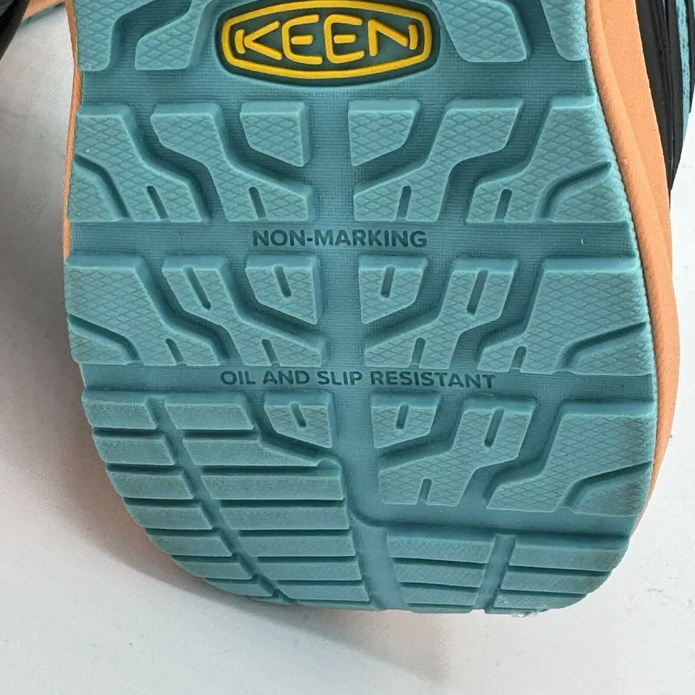 KEEN® Utility Women's 9M Minneapolis Carbon Fiber Safety-Toe Work Shoe Blk/aqua - Image 8