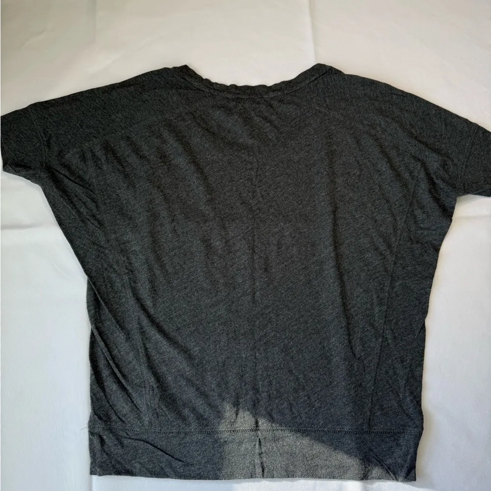 Express Gray Sequin Short Sleeve T-Shirt - Image 6