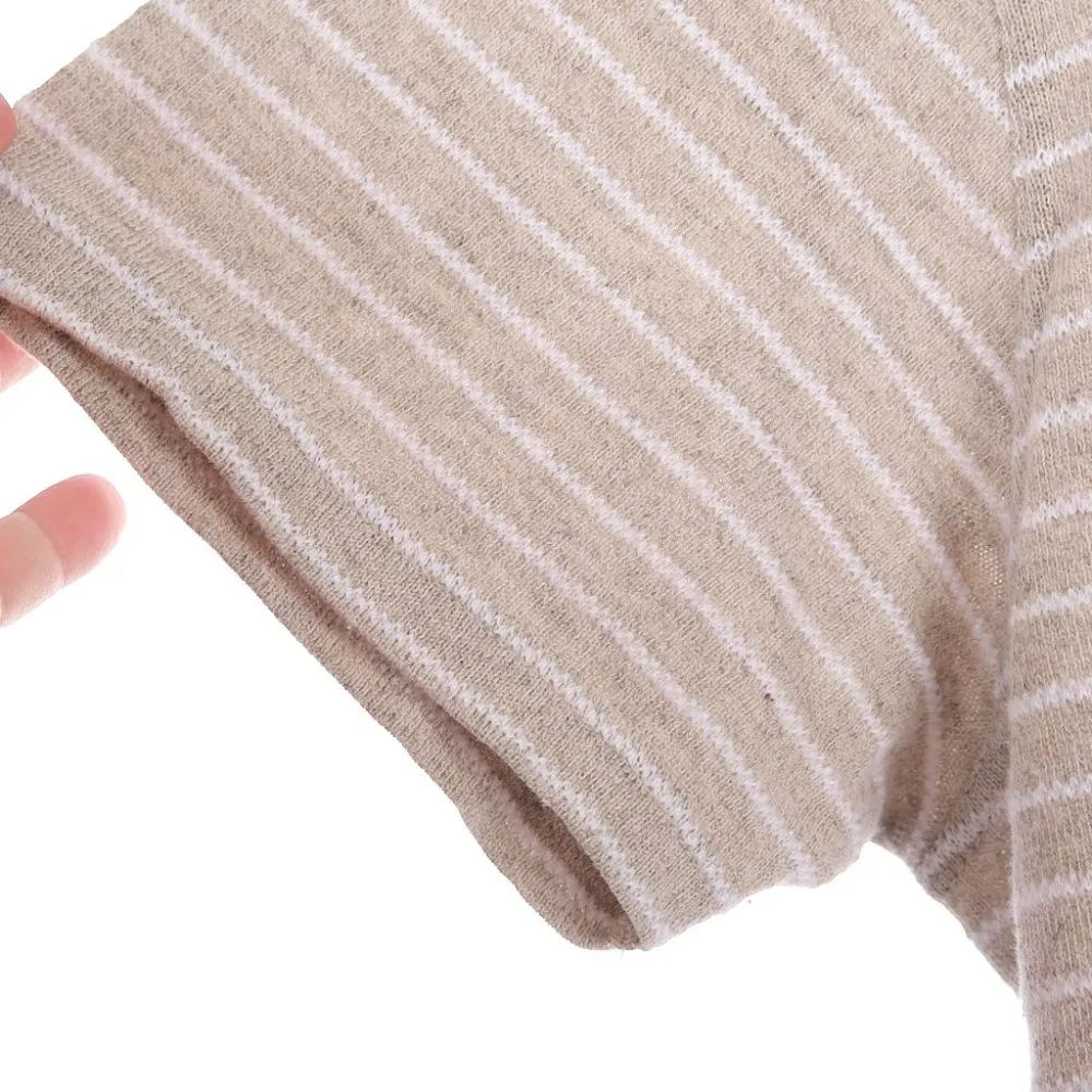 Real Clothes Saks Fifth Avenue Neutral Linen Blend Top XL - Image 5