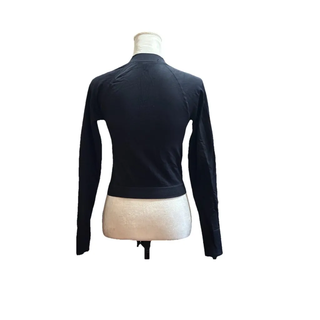 Women's Seamless Fitted Full Zip Jacket - JoyLab Crop Workout Gym Activewear S - Image 6